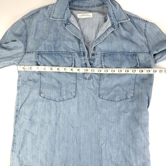 Zara Chambray Denim Tunic - Picture 3 of 5